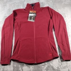 MEC Mountain Equipment Co-Op Women’s Full Zip Coaction Jacket Red Oxide Small